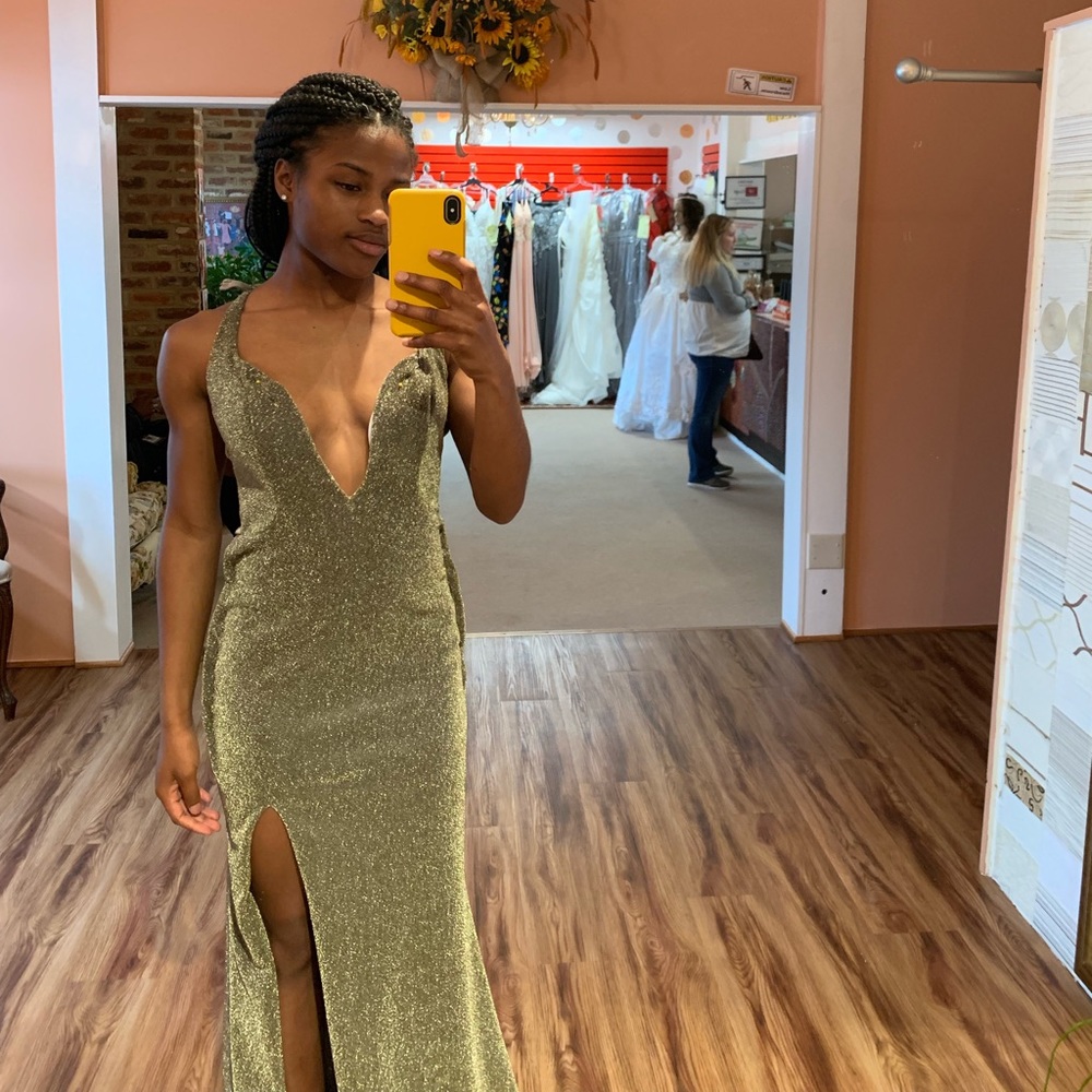 Gold/Silver Prom Dress